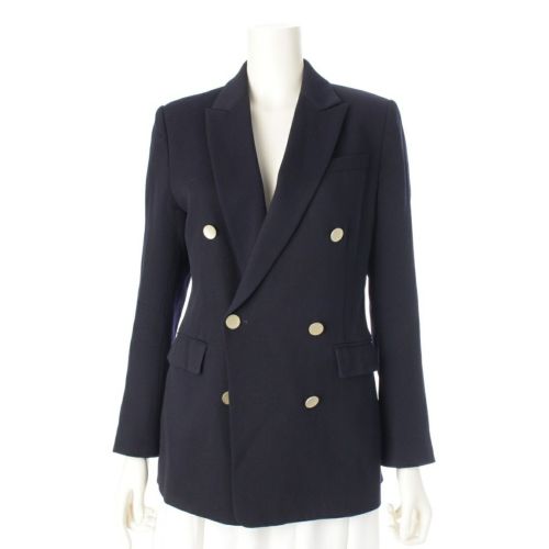 エブール ライトドライウール ダブル ジャケット 9910400220 ネイビー 36