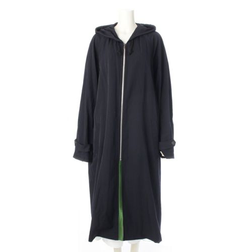 コムデギャルソン AD1996 96AW 田中オム ウール ラグランロングフーデッド コート HC-04006M ネイビー M