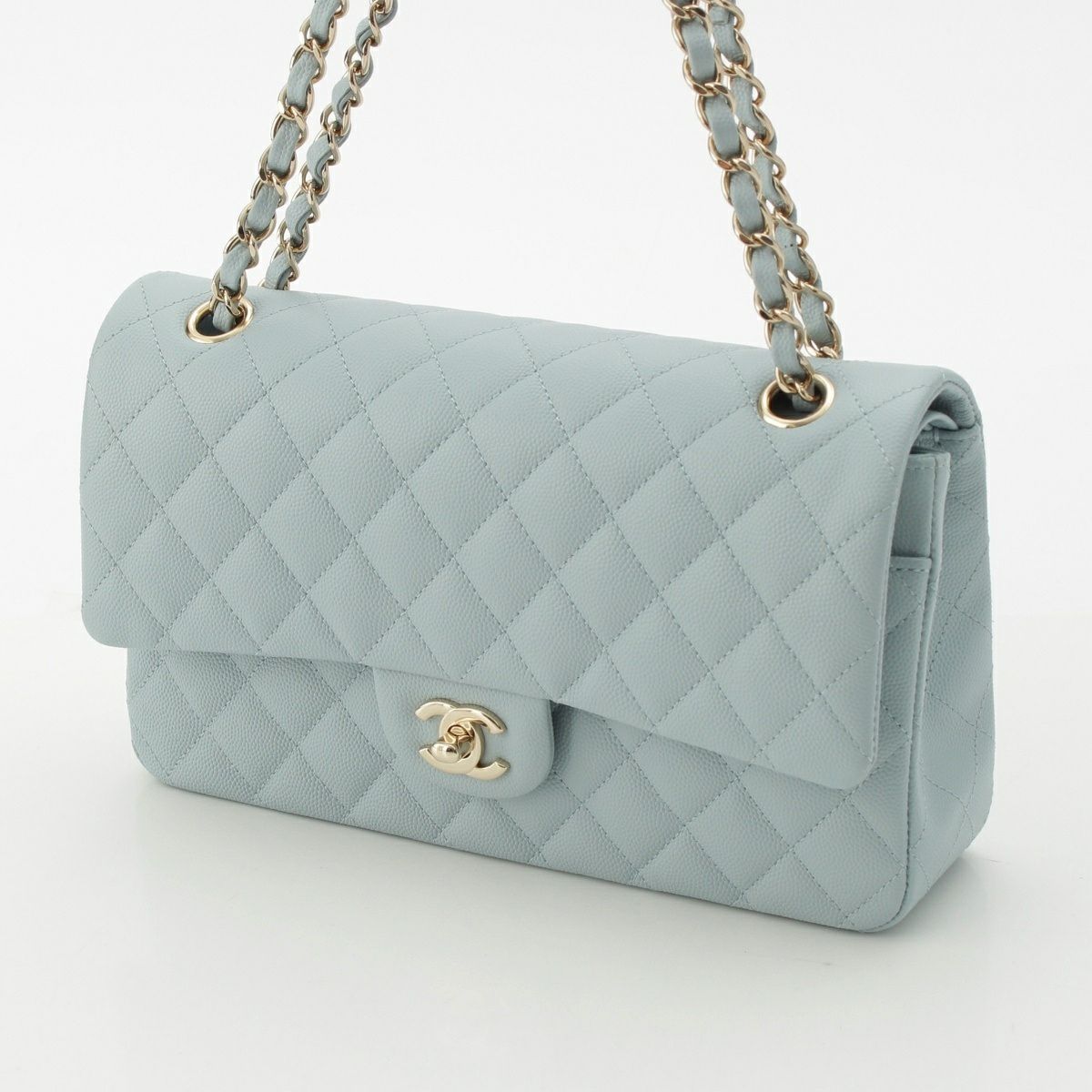 シャネル マトラッセ25 11.12 クラシック キャビアスキン チェーン