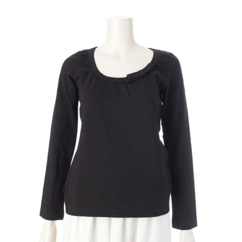 コムデギャルソン コムデギャルソン コムコム リボンデザイン ロング ロンT 長袖Ｔシャツ トップス S9T005 ブラック SS