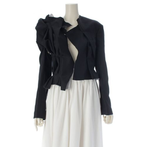 コムデギャルソン AD2023 ステッチワーク 変形 デザイン ジャケット アウター GL-J021 ブラック S