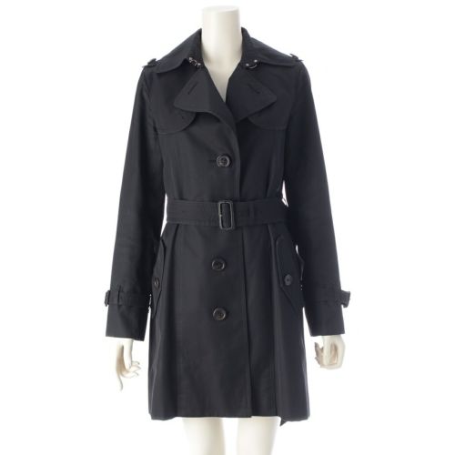 バーバリー ロンドン コットン トレンチコート アウター FRA59-110-09 ブラック 38