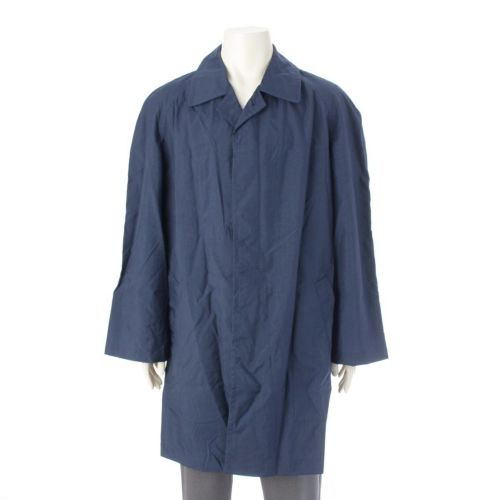 コムデギャルソン L90s～E00s シャツ ステンカラーコート ネイビー M