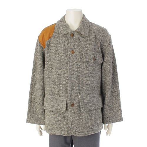 シーピーカンパニー 初期 80s マッシモ オスティ ツイード テーラードジャケット アウター ハンティング グレー系