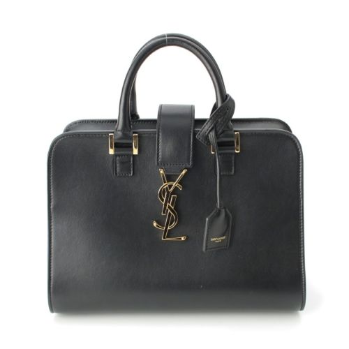 サンローラン ベイビー カバス 2WAY ショルダー ハンドバッグ 568853 ブラック