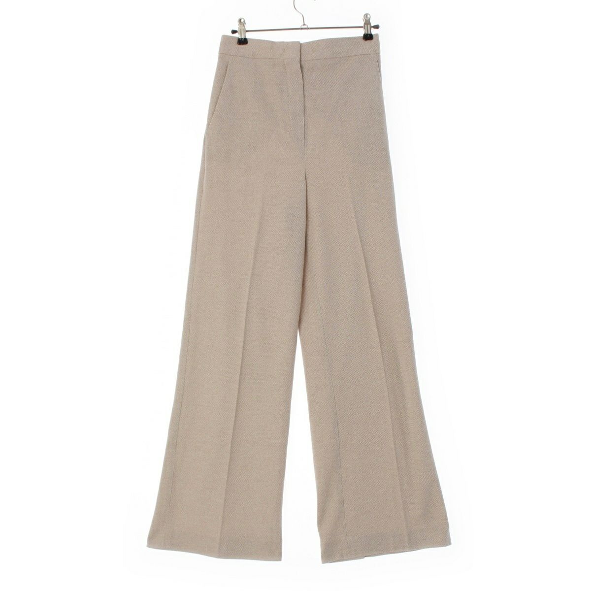 マックスマーラ 24SS GIALLO コットン ジャージ ストレート スラックス パンツ ボトムス 2411781022 ベージュ 38