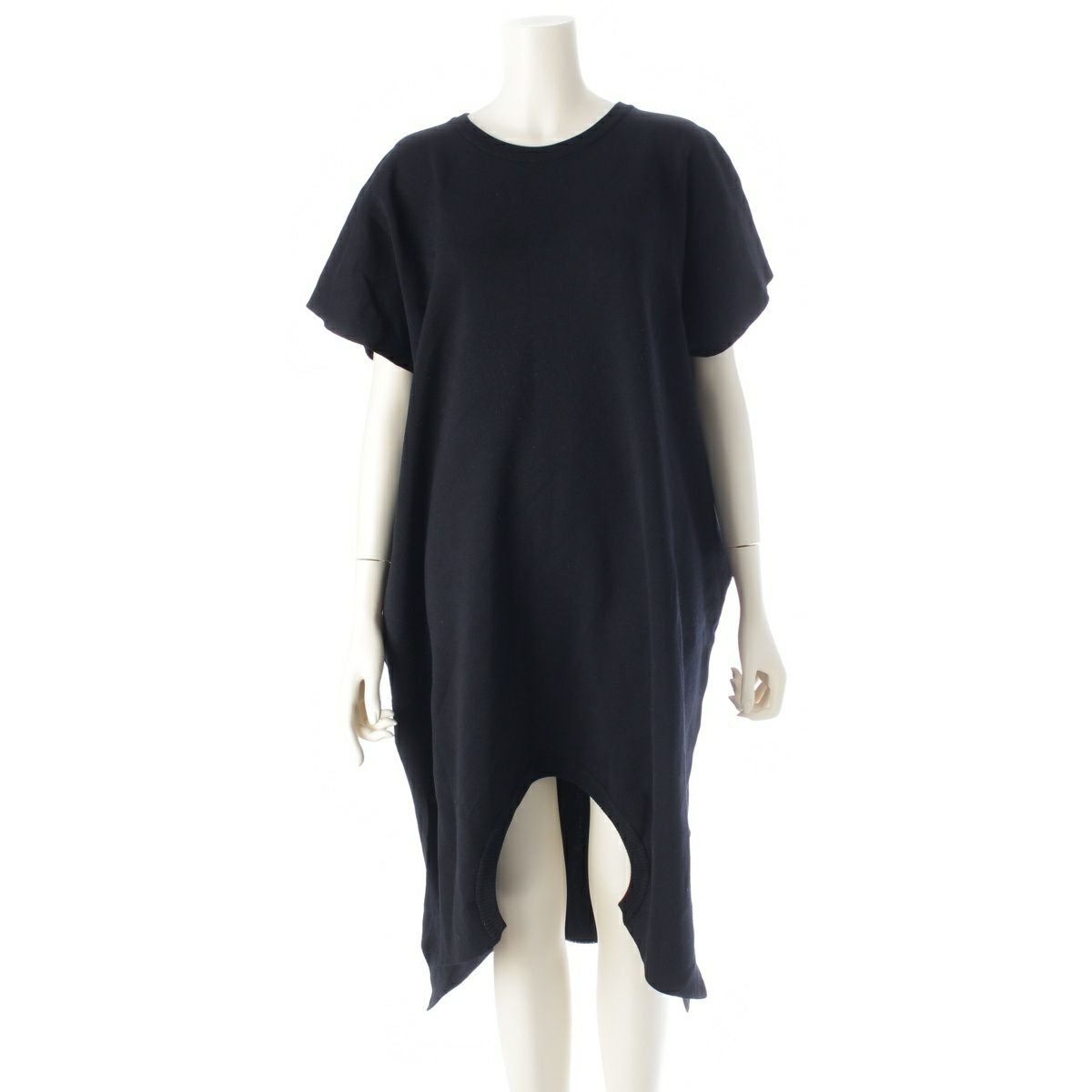 イッセイミヤケ 21AW 2021 FOAM KNIT アセテートナイロン 変形 ワンピース ロング IM13KH261 ブラック 2