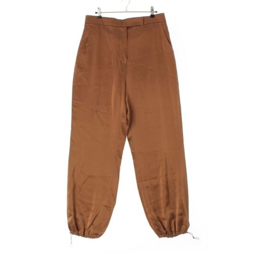 マックスマーラ 24年 トリアセテート TAY サテン パンツ ボトムス 24211360816 ブラウン JP46