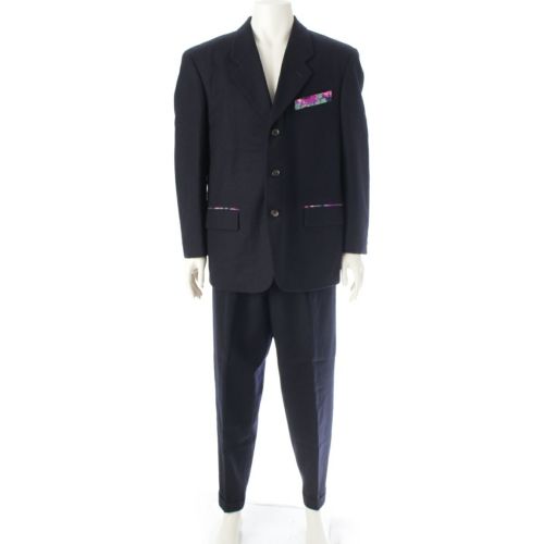 コムデギャルソンオムプリュス 88AW AD1988 ウール 花柄 フラワープリント 切替 3B テーラードジャケット パンツセットアップ PP-05025M／PJ-05036M ブラック M