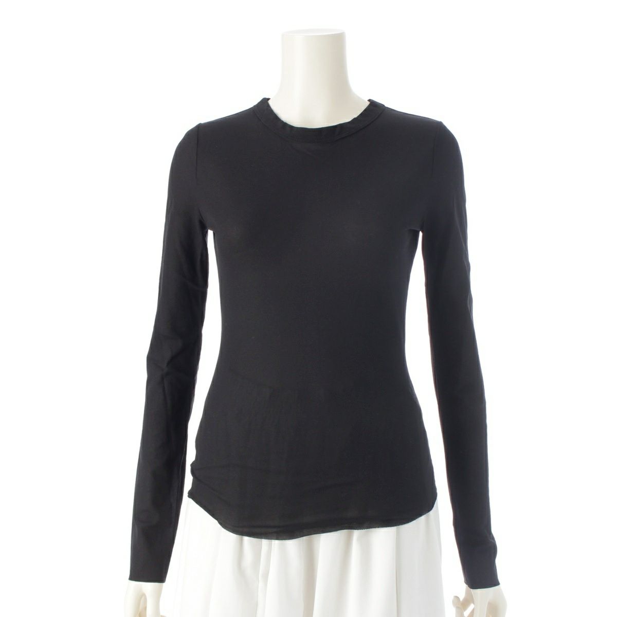 ジャンポールゴルチエ パワーネット 長袖 カットソー トップス ブラック 40