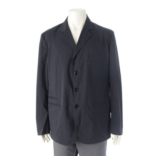 エルメス ナイロン テーラードジャケット G19991 ネイビー 56