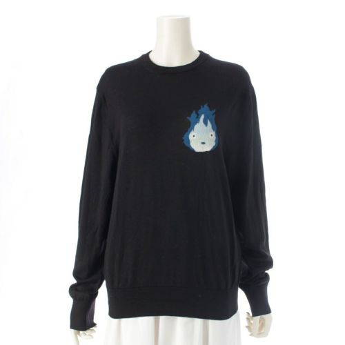 ロエベ スタジオジブリ ウール ニット セーター HB44Y14K0 ブラック S