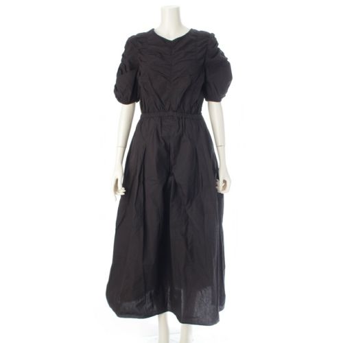 ヌキテパ COTTON DOBBY DRESS コットンドビードレス ワンピース 010451GX1 ブラック M
