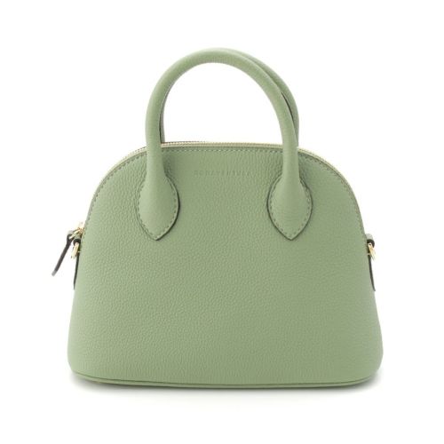 ボナベンチュラ エマ 22 シュリンクレザー 2WAY ショルダー ハンドバッグ グリーン