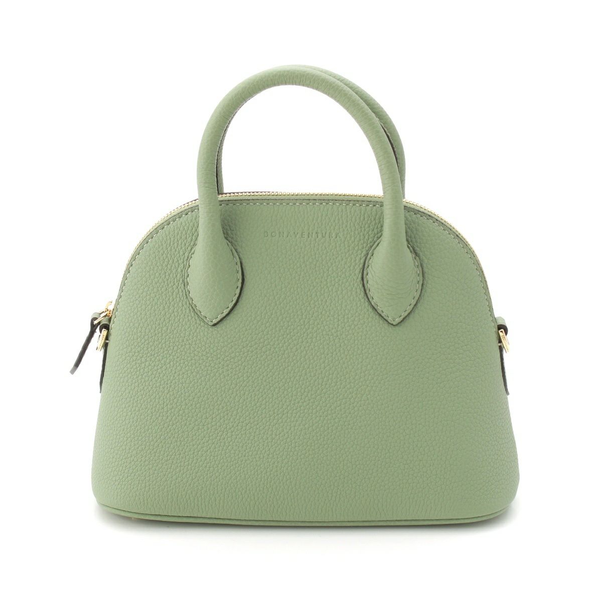 ボナベンチュラ エマ 22 シュリンクレザー 2WAY ショルダー ハンドバッグ グリーン