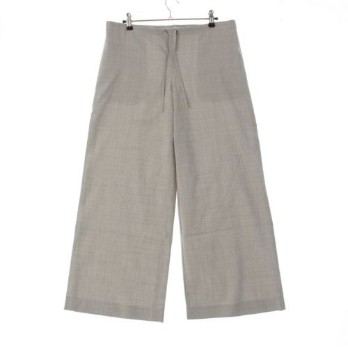 ザロウ THE ROW BARRIE PANTS ウール リラックス フィット パンツ 6927 W2453 グレー 0