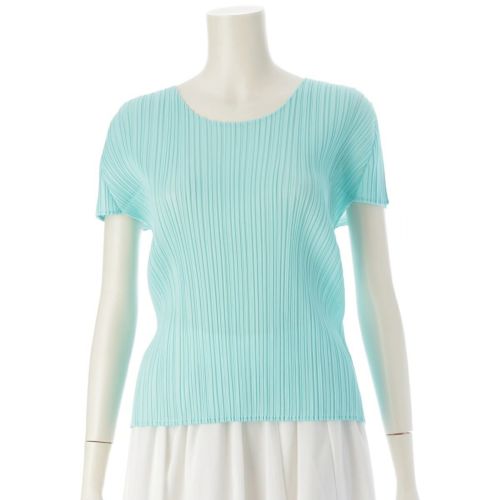 イッセイミヤケ 25年 25SS MONTHLY COLORS クルーネック カットソー 半袖 トップス PP51JK141 ライトブルー 3