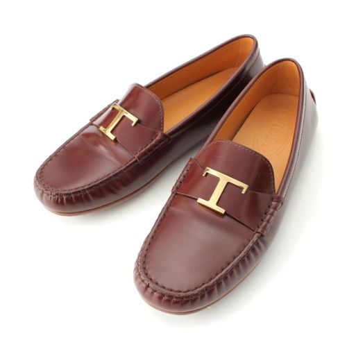 トッズ シティ ゴンミーニ Tタイムレス モカシン ローファー XXW10L0IZ00U14S202 ブラウン 38.5
