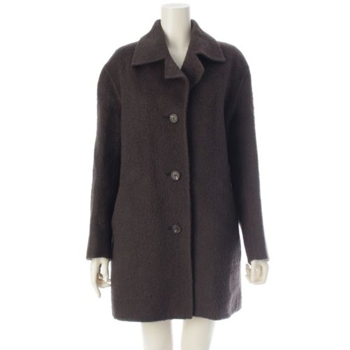 イッセイミヤケ ウール コート IM73-FA008 チャコール グレー M