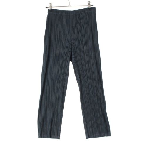 プリーツプリーズ クロップ パンツ PP51-JF202 ダークグリーン 3