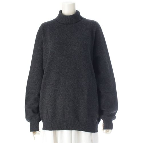 ジャンニ・ヴェルサーチェ ハイネック ニット セーター ダークグレー 54