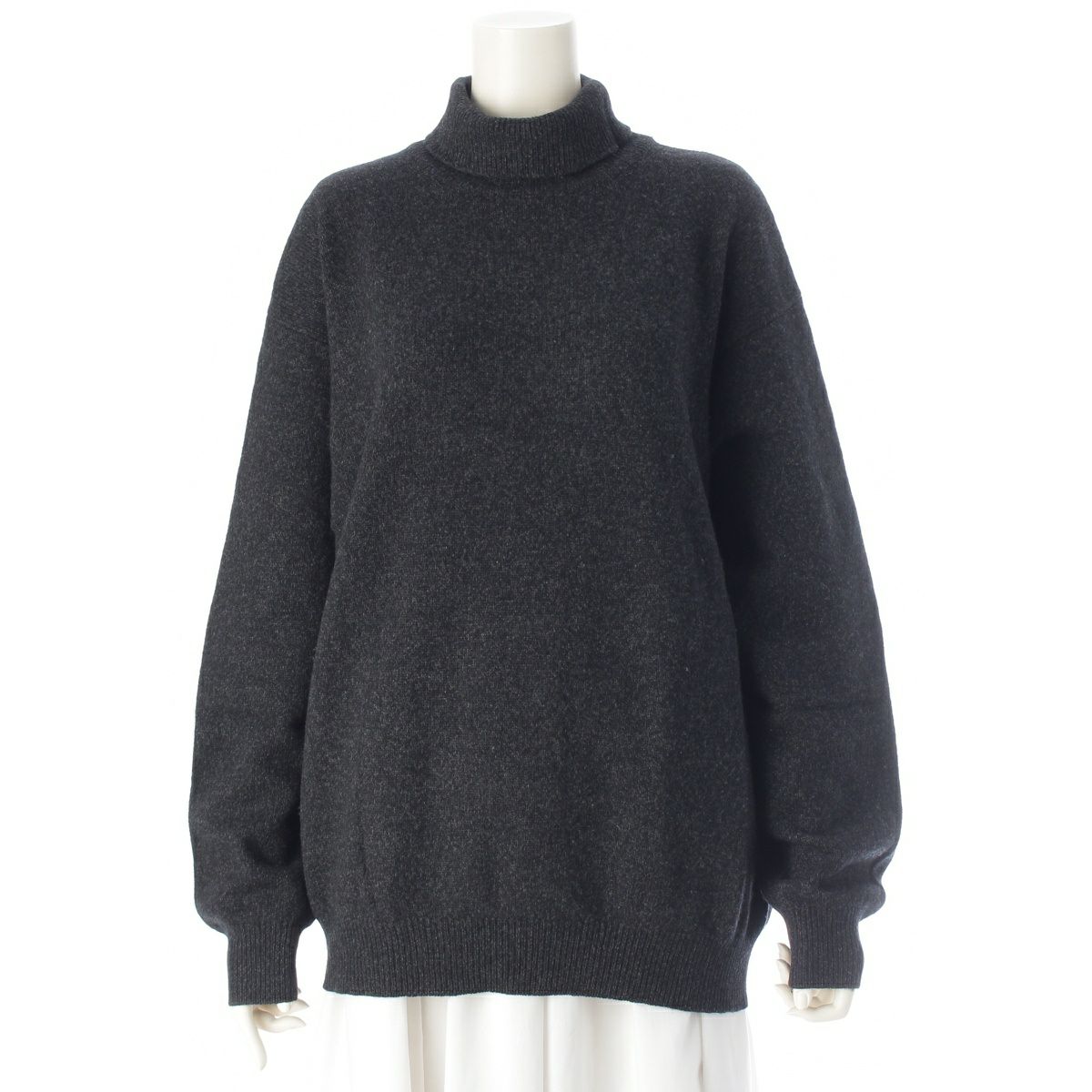 ジャンニ・ヴェルサーチェ ハイネック ニット セーター ダークグレー 54