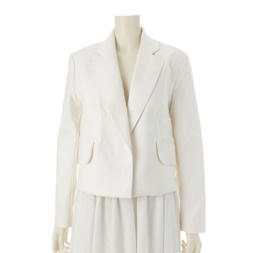 ディオール コットン ガリアーノ期 テーラードジャケット 7C12022600 ホワイト 42