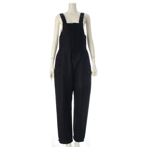 ワイズ コットン レッドレーベル ヨウジヤマモト サロペット オーバーオール RE-D53-027 ブラック レッド 2