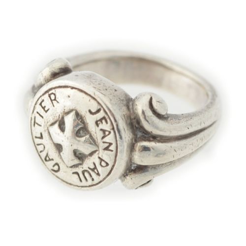 ジャンポール・ゴルチェ シルバー クロスモチーフ リング 指輪 シルバー 13号