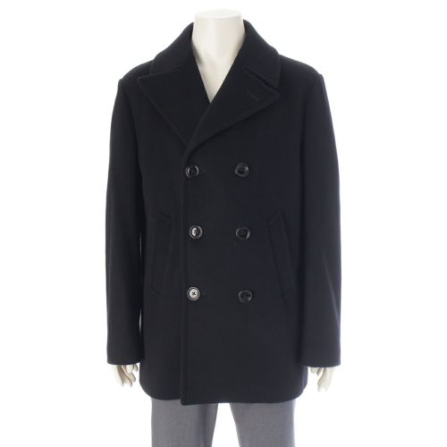 セリーヌ 2025AW カシミヤ ダブルブレスト カーナビー ピーコート 2M04D943C ブラック 50