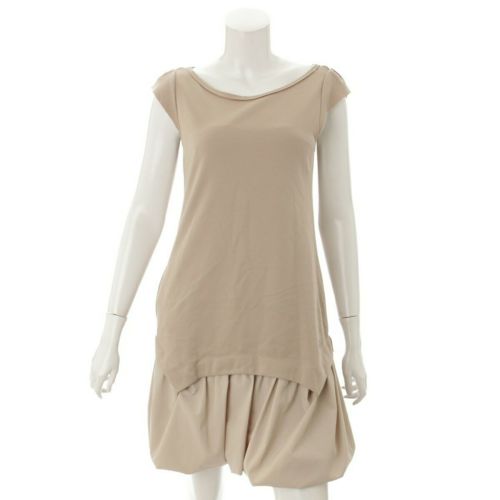 フォクシーニューヨーク(Foxey New York) パフィーポロ ワンピース 32694 ベージュ 40