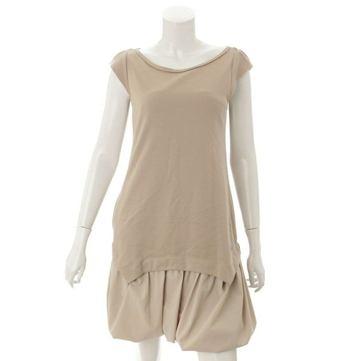 フォクシーニューヨーク(Foxey New York) パフィーポロ ワンピース 32694 ベージュ 40