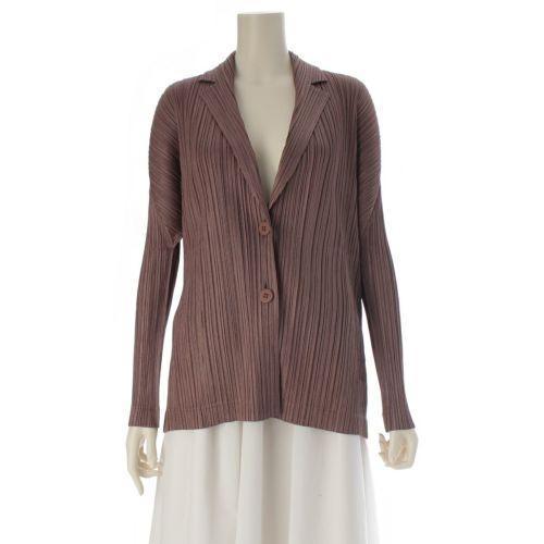 イッセイミヤケ 25AW ジャケット PP53JD501 ブラウン 3