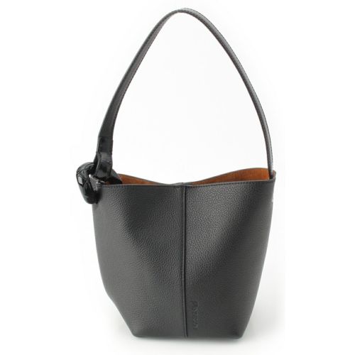 ジェイダブリューアンダーソン レザー バケット ハンドバッグ HB0665 ブラック