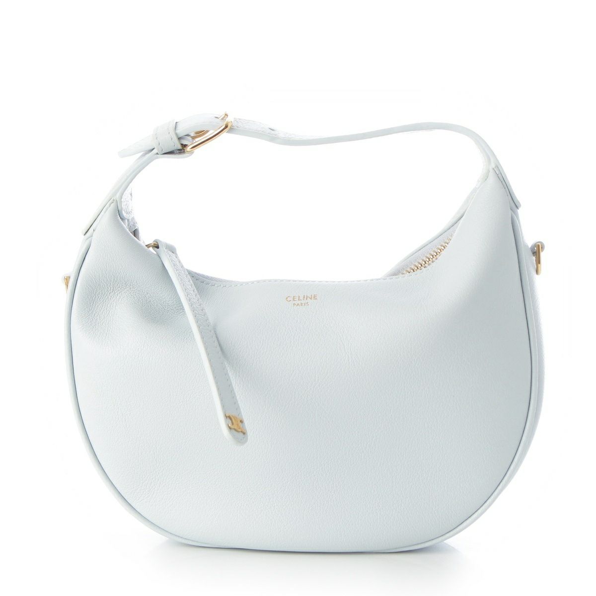 セリーヌ グレインドカーフスキン ティーン ルル ハンドバッグ 2way ショルダー 120723ENY.05LN ライトデニム