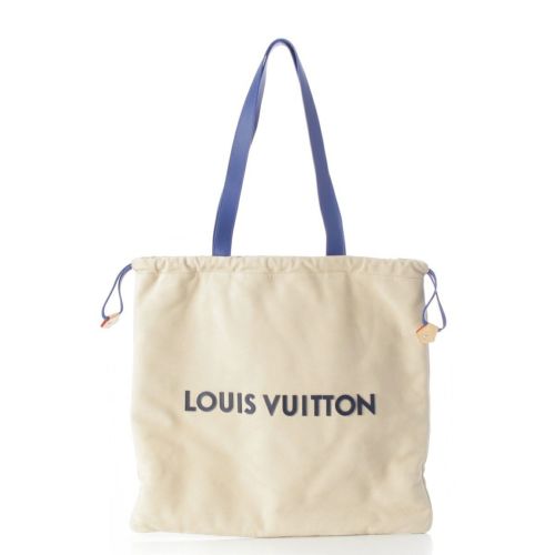 ルイヴィトン 25AW レザー ダストバッグ・トート ファレル NIGO トートバッグ M15235 エクリュホワイト