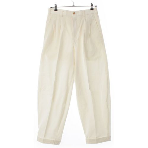 コムデギャルソンオムプリュス AD1994 94AW コットン ポリエステル 縮絨期 テーパード パンツ ホワイト S