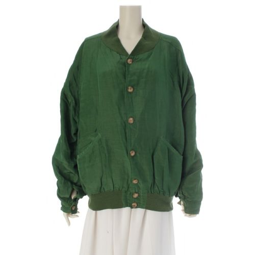 シーピーカンパニー 初期 86s 80s ビスコース コットン マッシモ オスティ テーラードジャケット アウター フライト グリーン 48