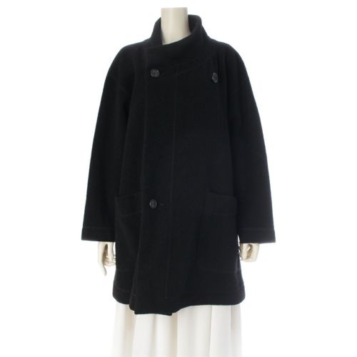 イッセイミヤケ プランテーション ウール 初期 オーバーサイズ コート ジャケット アウター ブラック