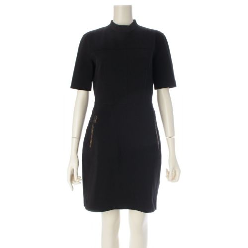 ルイヴィトン 20AW モノグラム 半袖 ストレッチ ワンピース RW202W ブラック 38