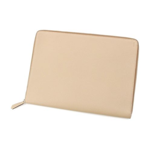 フェンディ レザー クラッチバッグ 7N0167 ベージュ