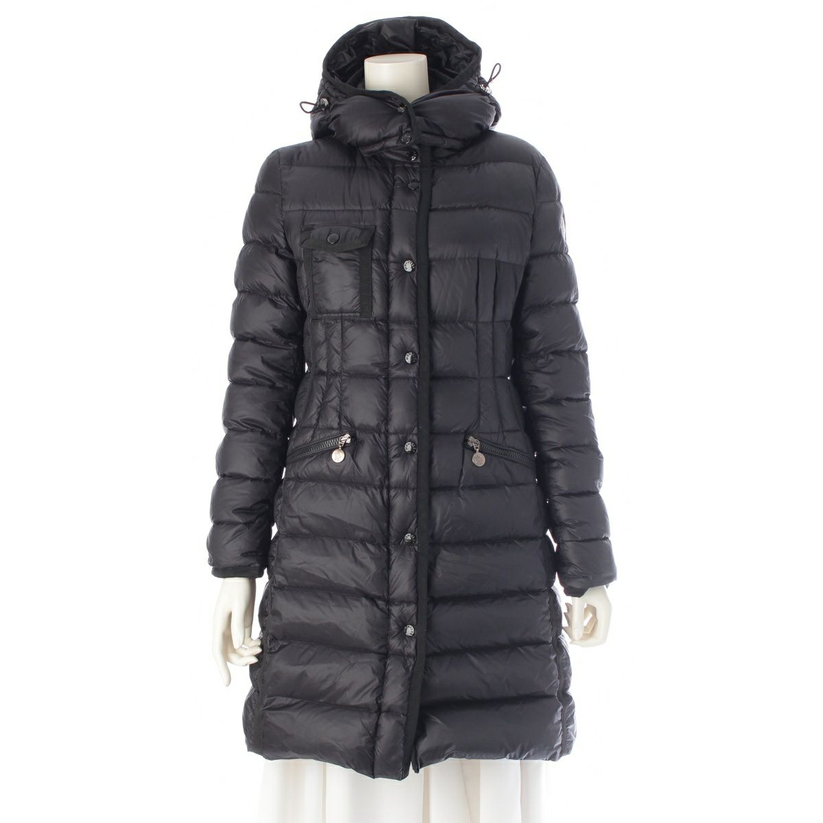モンクレール 15年 HERMINE エルミンヌ ナイロン ダウンジャケット アウター ブラック 1