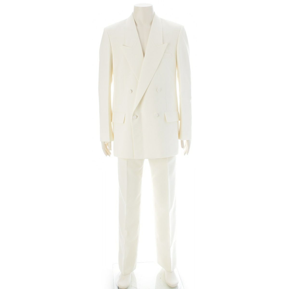 グッチ 25AW ブレザー ジャケット スラックス パンツセットアップ 851252/850090 アイボリー 50/44