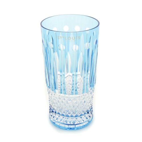 サンルイ クリスタル トミー グラス ハイボール タンブラー 340ml 食器 ブルー・クレール
