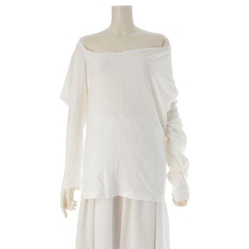 コムデギャルソン AD1990 91SS コットン 変形 アシンメトリー ボートネック カットソー トップス GT-110060 ホワイト