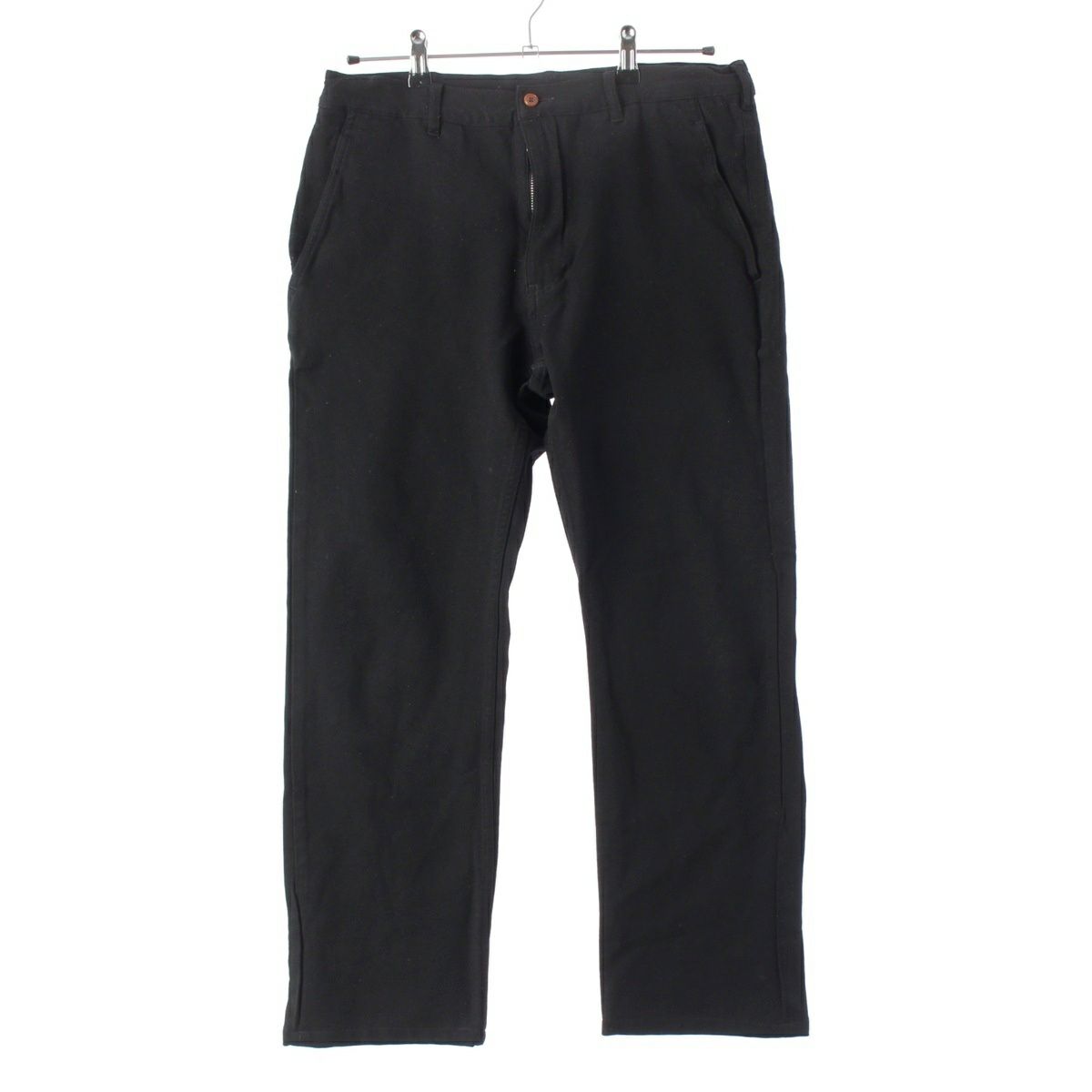 コムデギャルソンオムプリュス AD2003 04SS ポリエステル縮絨 製品染め スラックス パンツ ボトムス AD2003 04SS ブラック S