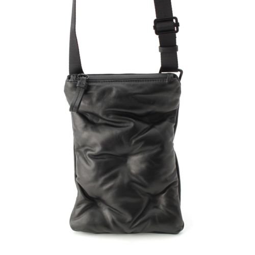 メゾンマルジェラ 20年 4ステッチ ショルダーバッグ S55WB0014 ブラック