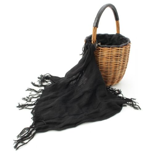 エバゴス ブライドル かごバッグ ハンドバッグ ブラウン