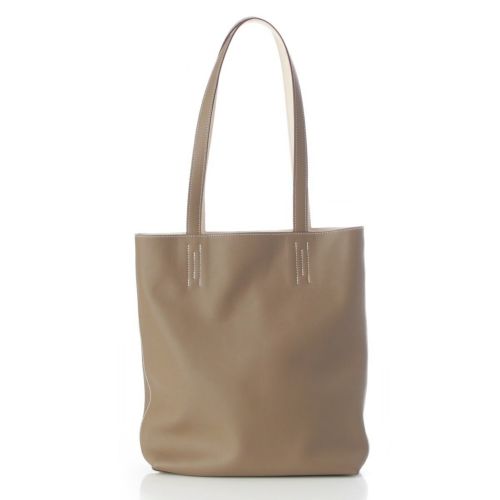 エルメス 2025 K刻 ドゥブルセンス 36 スイフト リバーシブル トートバッグ ハンド エトゥープ ナタ ブラウン ベージュ