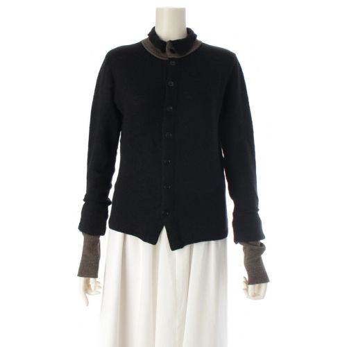 ワイズ ウール デザイン カーディガン トップス YC-T52-167 ブラック 2